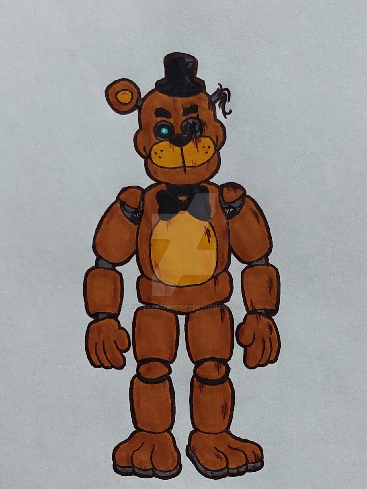 How To Draw Golden Freddy how-to-draw-golden-freddy