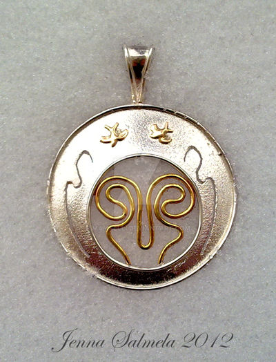 Art nouveau pendant