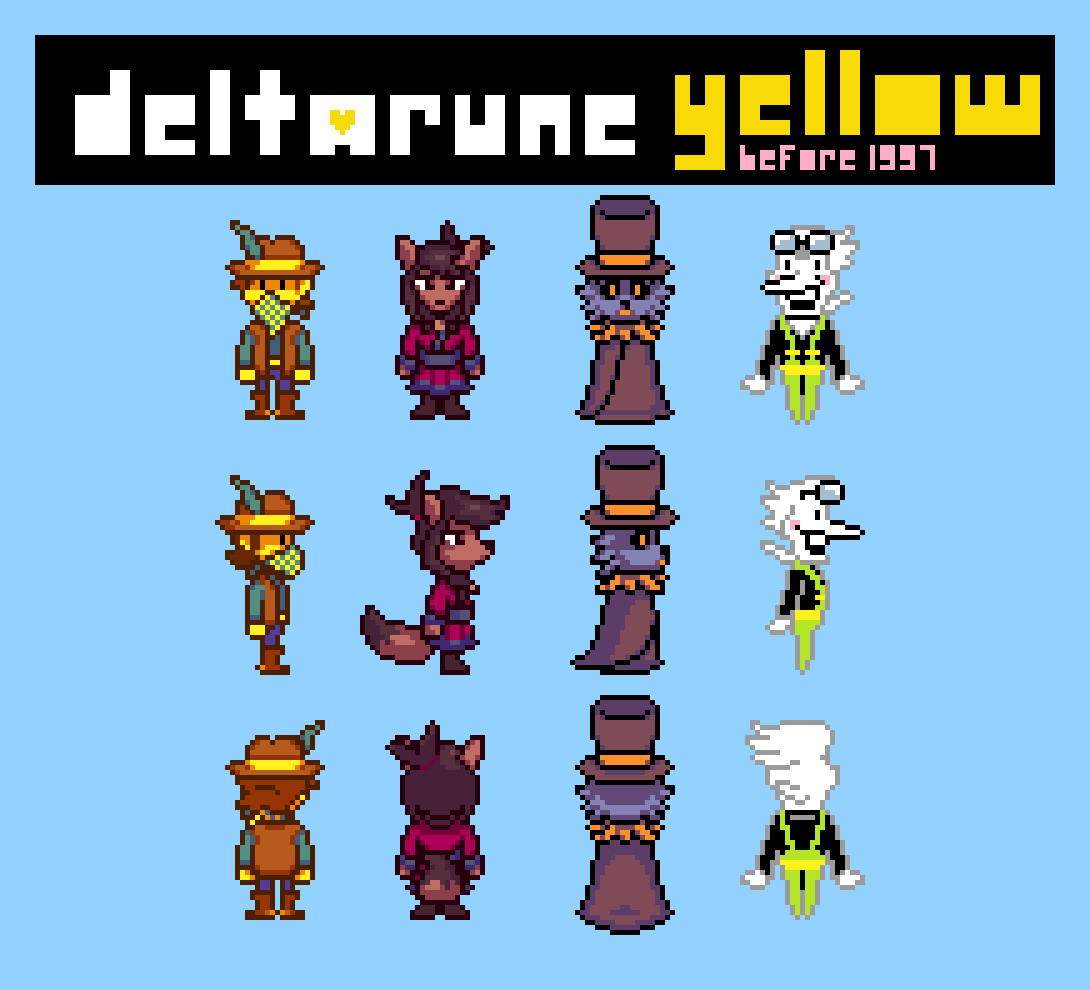 Deltarune Yellow Walk Sprites By Huntertheheavy On DeviantArt deltarune-yellow-walk-sprites-by-huntertheheavy-on-deviantart
