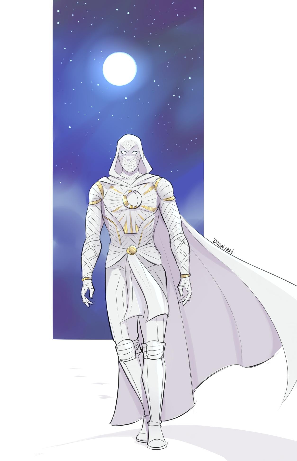 Moon Knight Fanart by dartbaston on DeviantArt