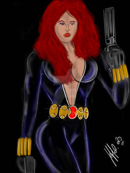 Black Widow Pop Art By Devinthecool On Deviantart