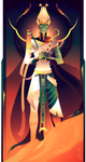 Osiris ~ Egyptian Gods by Yliade