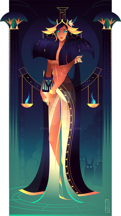 Nephthys ~ Egyptian Gods by Yliade on DeviantArt