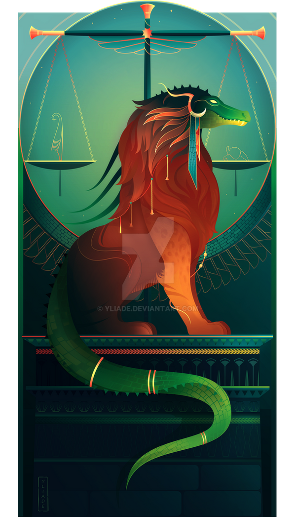 Ammit Icon Ammit ~ Egyptian Gods by Yliade on DeviantArt