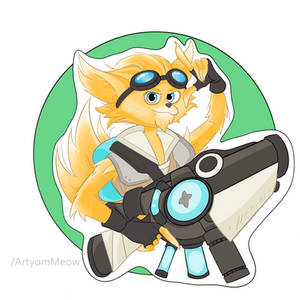 Pip Sticker from Paladins