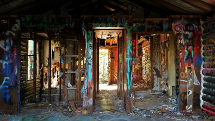 Creepy Abandoned Cabin 4