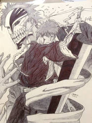 Ichigo and Hollow Mask