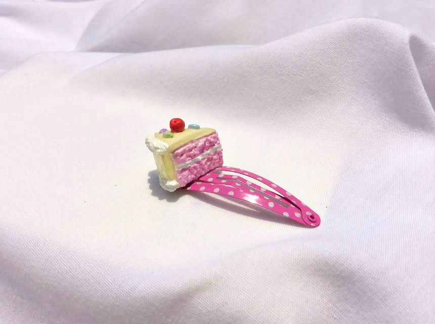 Cherry Cake Hairclip