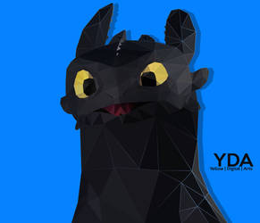 Toothless Low Poly