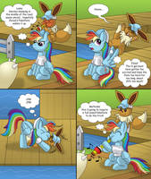 Rainbow Dash the eevee master