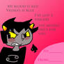 Karkat Valentine!