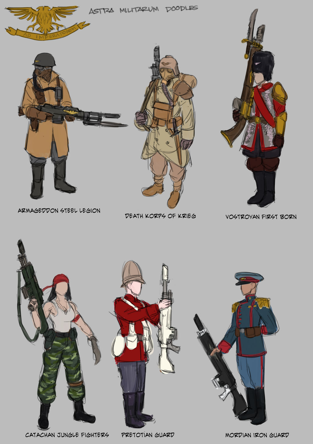 lotteri sejr panel Astra Militarum regiments(thumbnmails) by earltheartist on DeviantArt