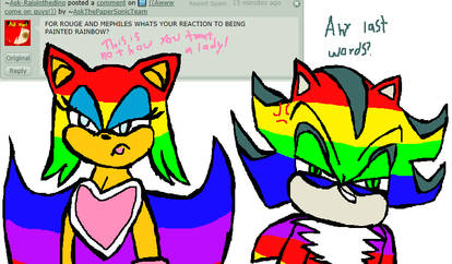 Rouge and Mephiles Question 1 Painted Rainbows