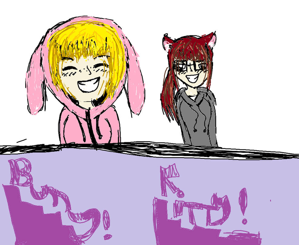 Bored Rabbit Deviantart Bunny and Kitty deviantART Bored 2 by KawaiiCreatures on DeviantArt