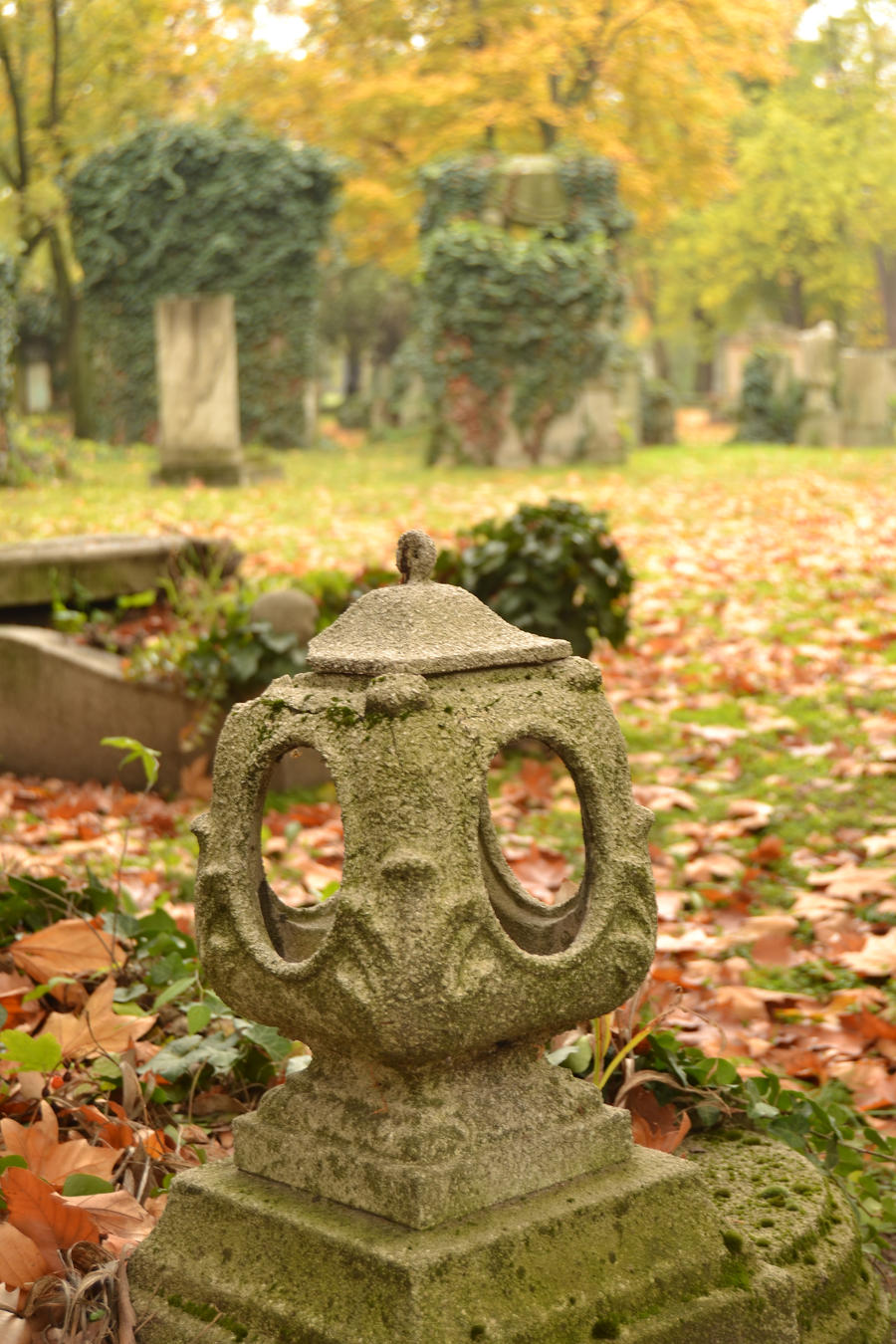 Autumn in the cemetery