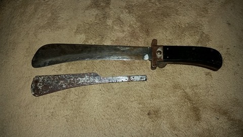 WW2  survival machete,