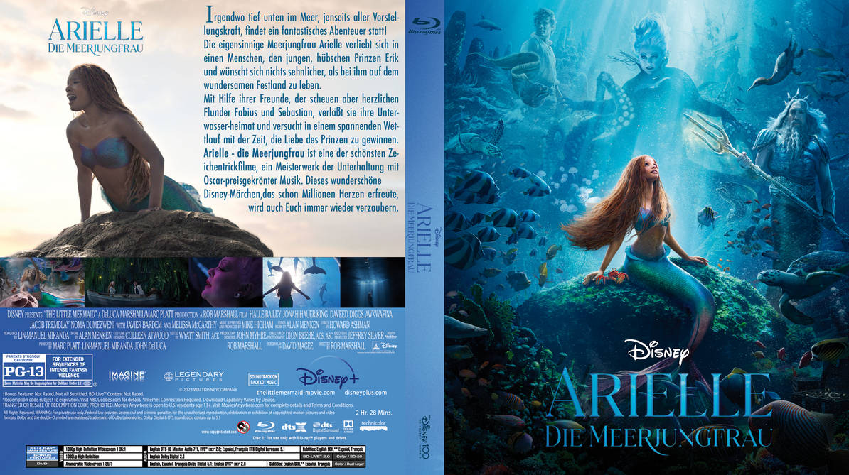 DVD ARIELLE, DIE MEERJUNGFRAU - The Movie 2023 (RC 2) --> Musical