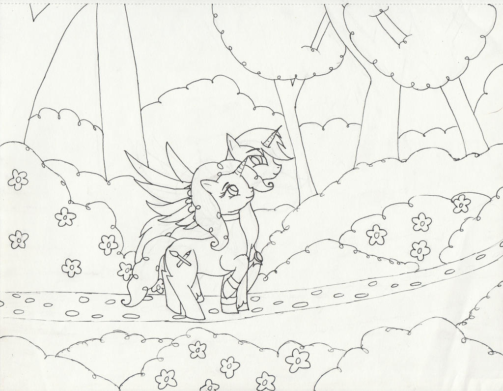 A Trot Through the Woods WIP
