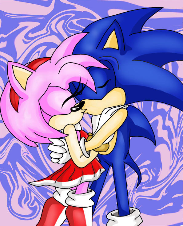 I was asked to draw Sonic and Shadow kissing : r/MoonPissing