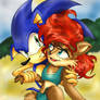 Request: Sonic and Sally @ the Beach