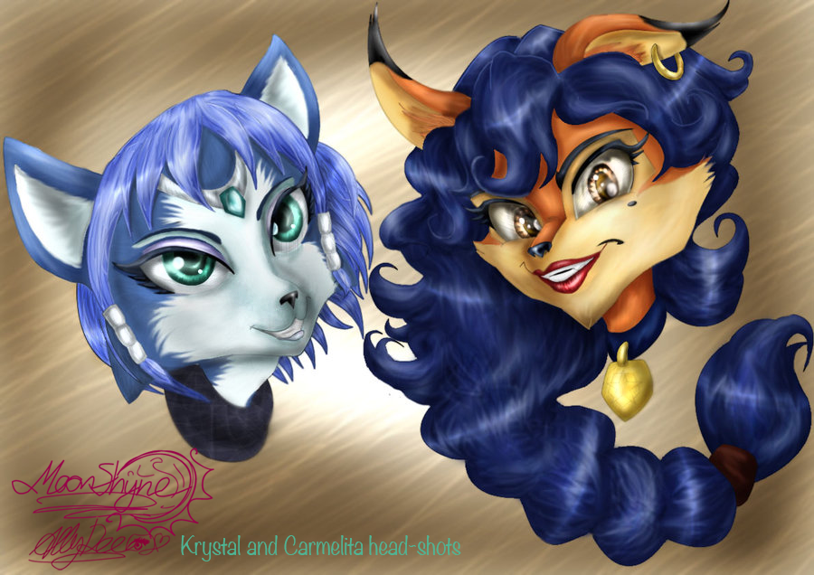 Krystal and Carmelita Head Shots