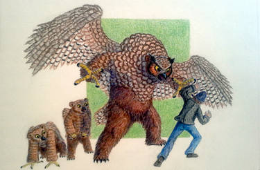 Gryphon: Bear + Owl