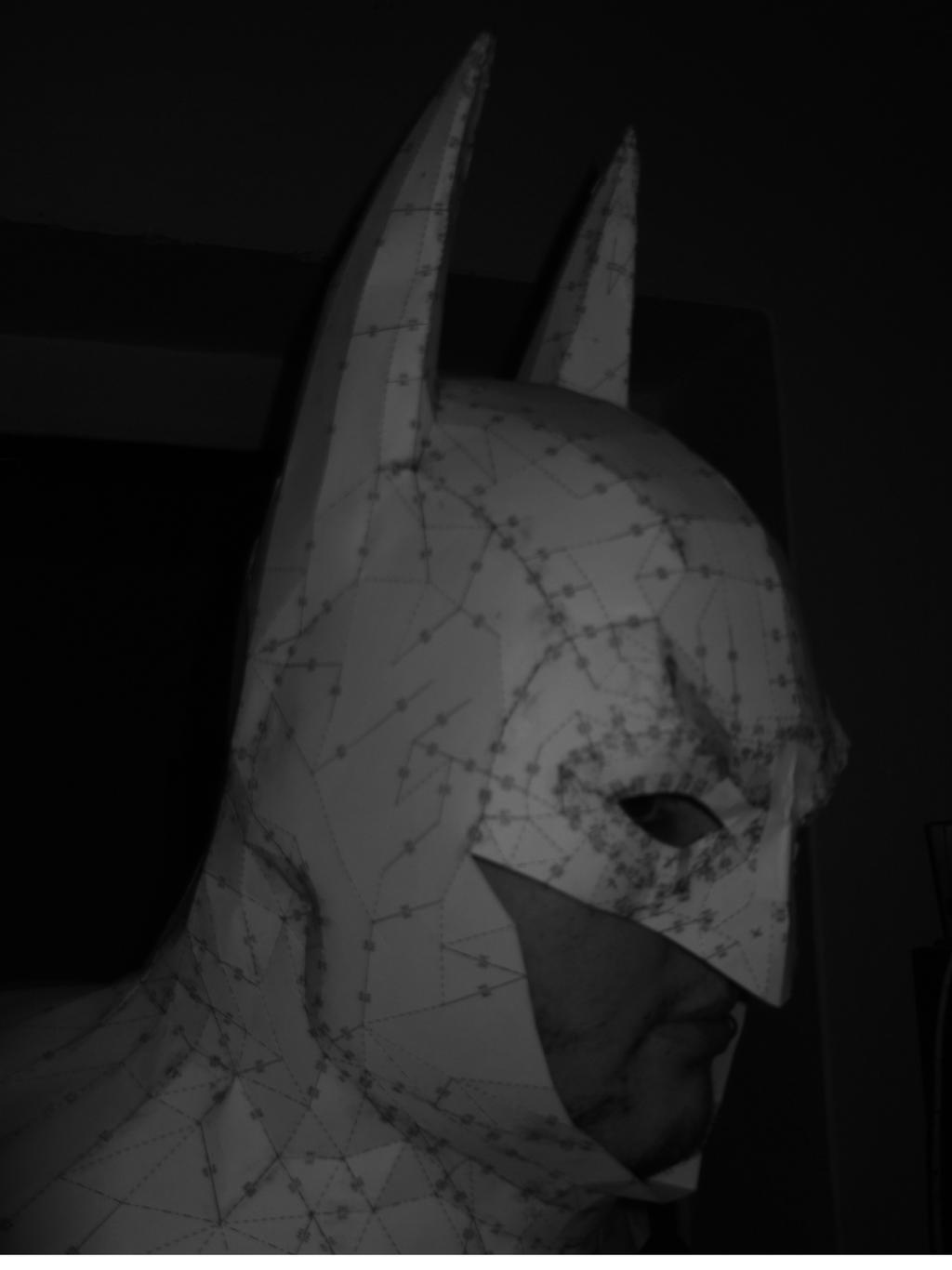 Batman Arkham cowl - W.I.P.