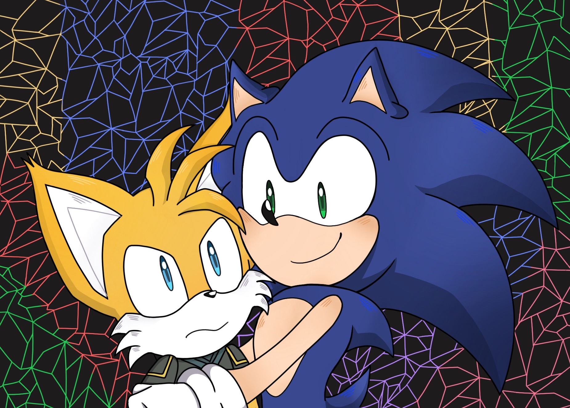 Sonic and Nine by CinamounRoll on DeviantArt