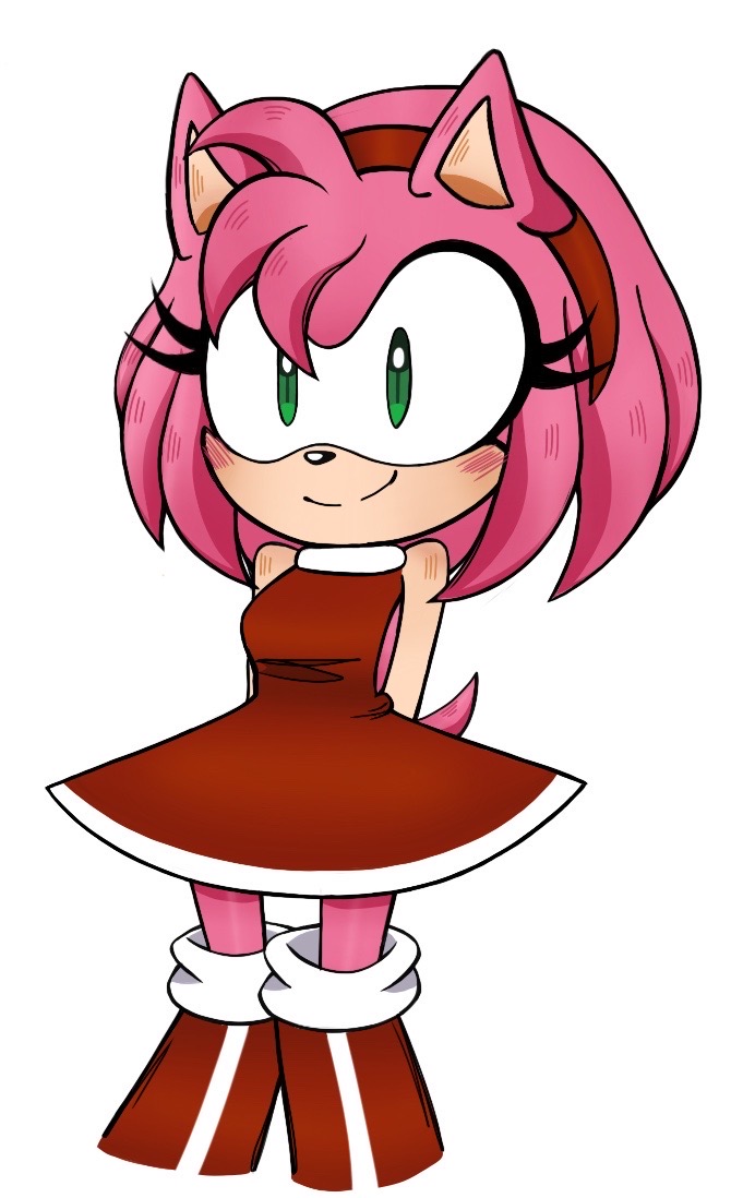Amy Rose by CinamounRoll on DeviantArt