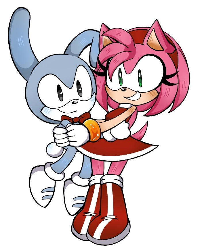 Amy Rabbit Cat Art Trade: Amy and Feels the Rabbit by CinamounRoll on DeviantArt