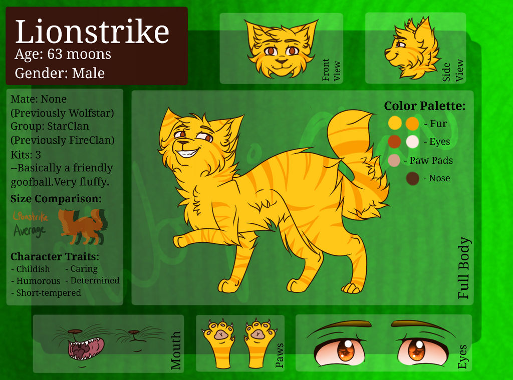 Lionstrike Reference Sheet-2017 [ADOPTION]