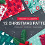 12 Christmas Seamless Patterns