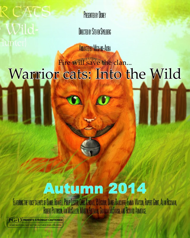 WARRIORS into the wild Movie POSTER  Warrior cats, Warrior cats books, Warrior  cats art