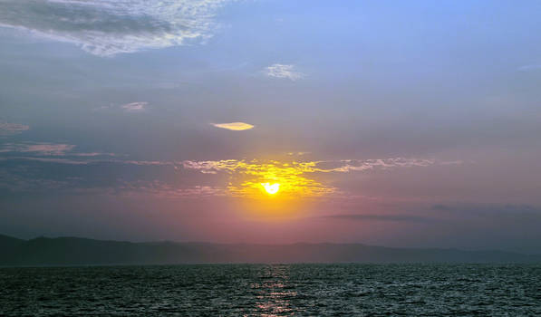 Sunrise At Pangandaran Beach