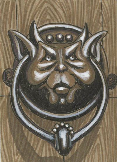 Labyrinth Psc Door Knocker 1 By Ashleighpopplewell On