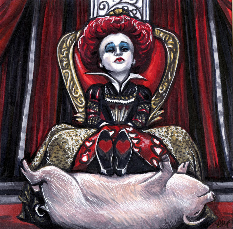 Red Queen and Pig Belly by AshleighPopplewell on DeviantArt