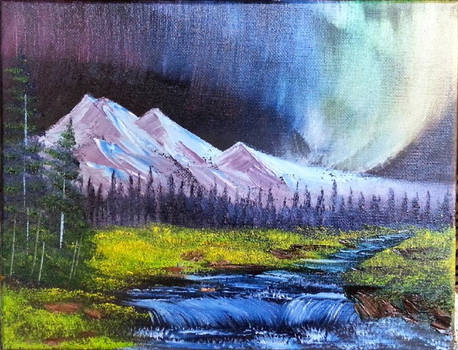 Northern Lights part 2, 9 x 12