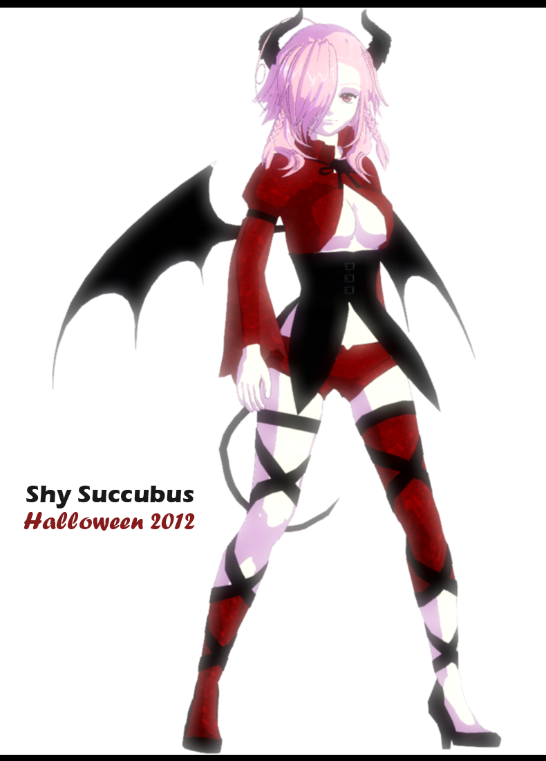 Halloween Collab: Shy Succubus (Model Present)