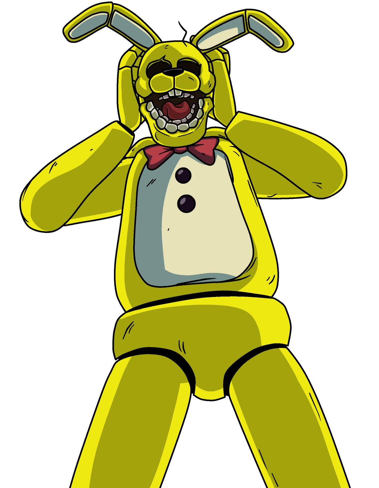 Mutated Spring Bonnie Spring Bonnie png by CryBuddy on DeviantArt