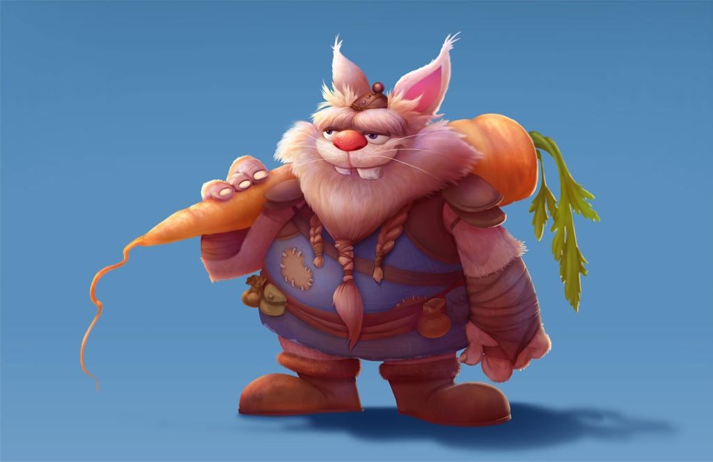 Fat Rabbit by rafaelgonzalez on DeviantArt