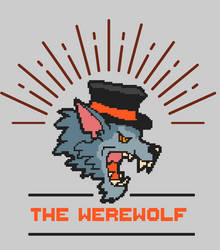 The werewolf: my first pixel art