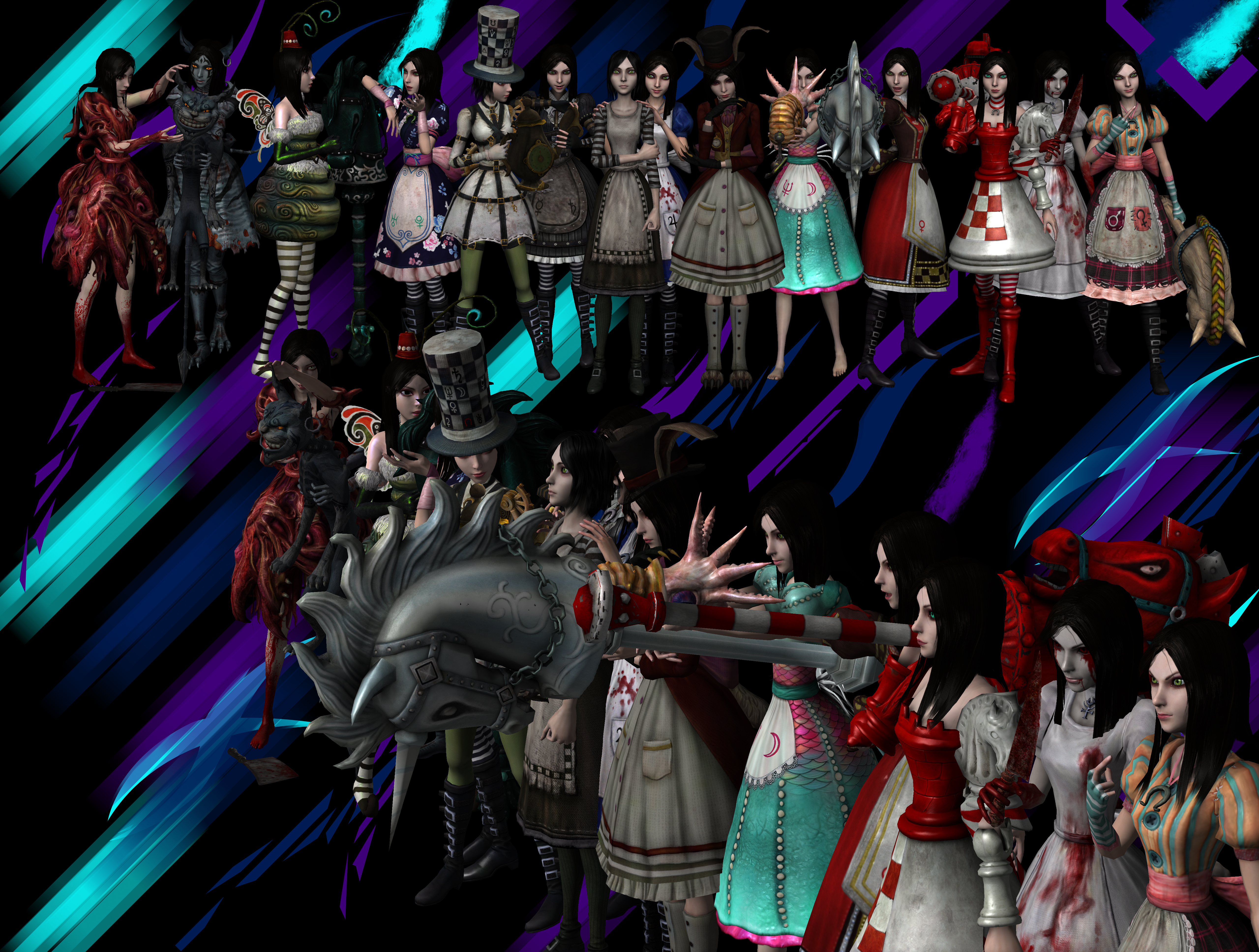 Alice madness returns all dresses by kirateufel on DeviantArt Alice madness returns all dresses by kirateufel on DeviantArt