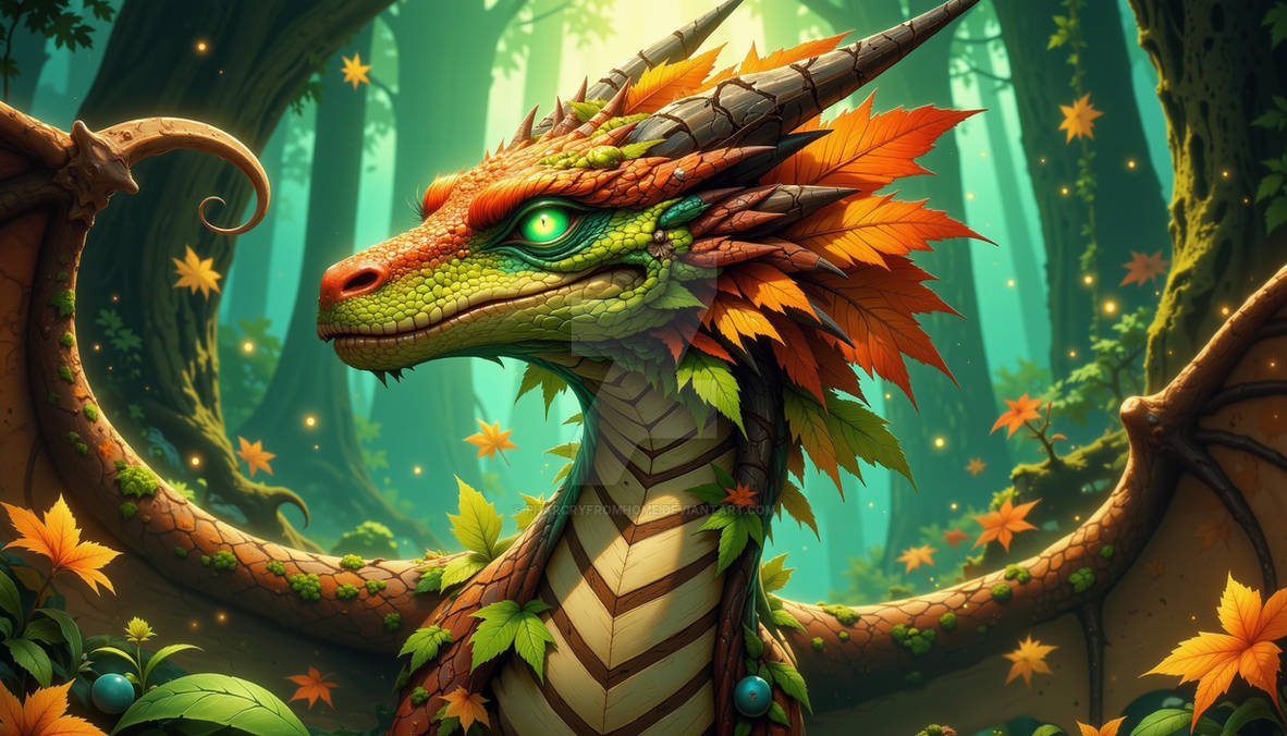 Autom Dragon Autumn Dragon by Pharcryfromhome on DeviantArt