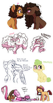 Assorted Pony Doodles