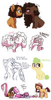 Assorted Pony Doodles