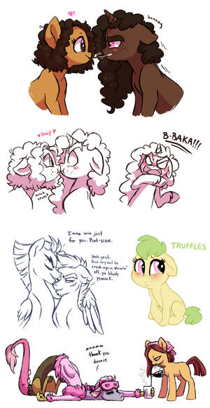 Assorted Pony Doodles