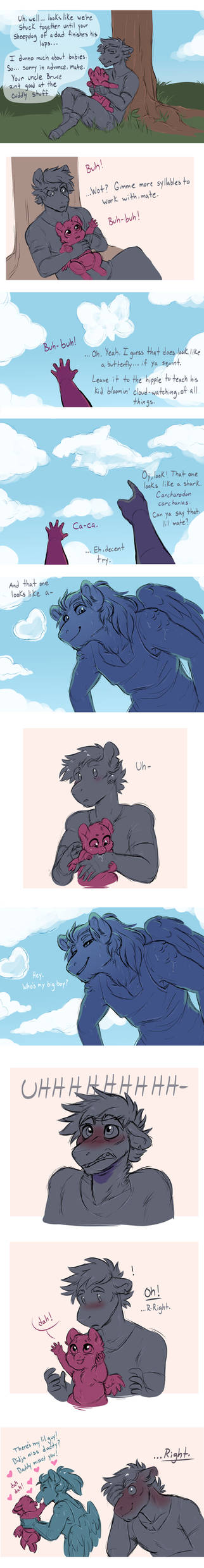 Comic: Sunshine AU by Lopoddity
