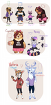 Familiar Fuzzy Faces by Lopoddity