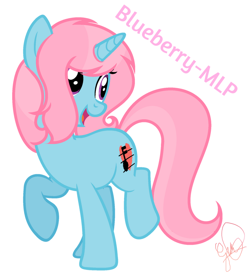 MLP Blueberry-MLP by Welcome-Rose on DeviantArt