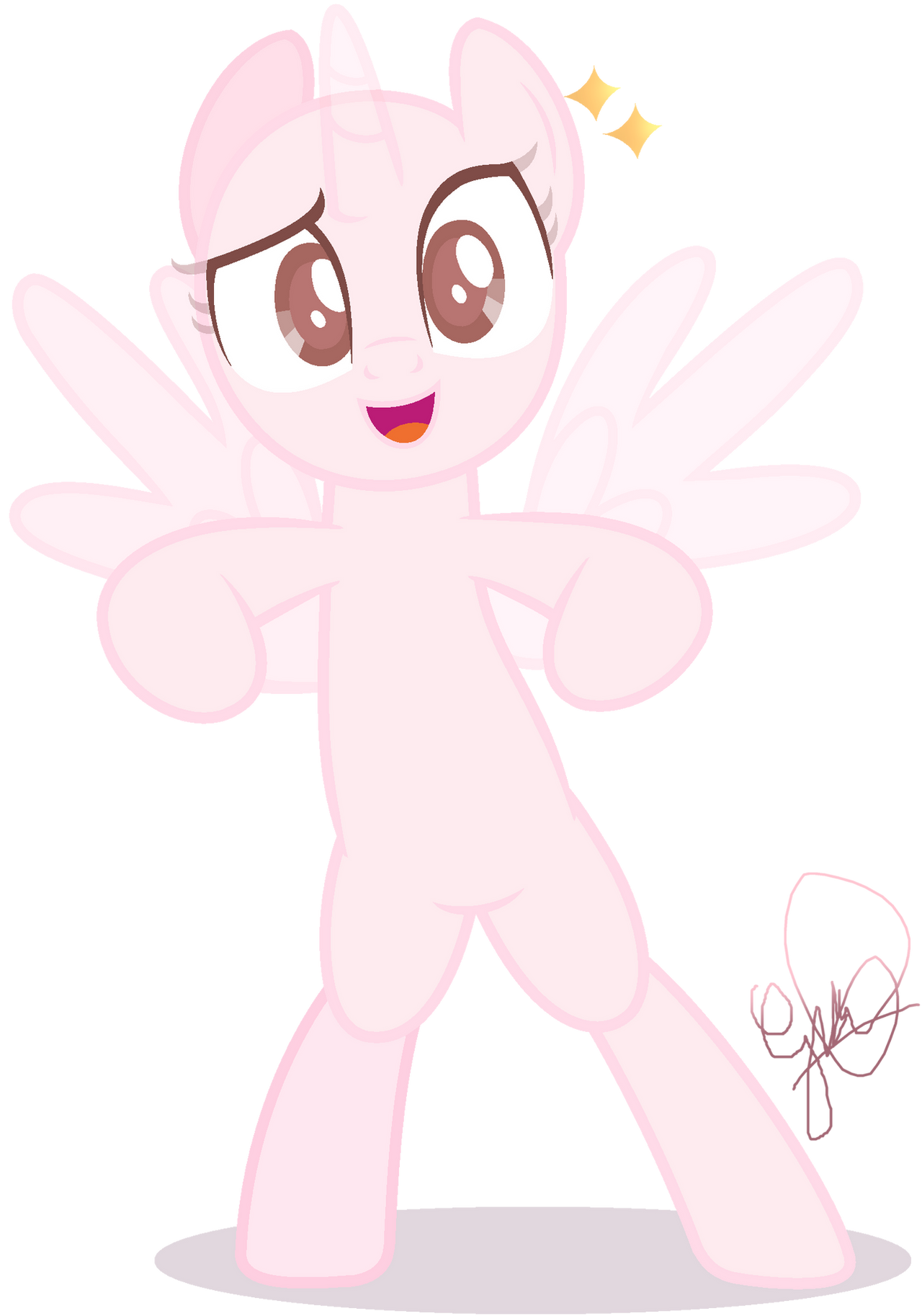 MLP BASE: Cool pose by d-AMORE on DeviantArt